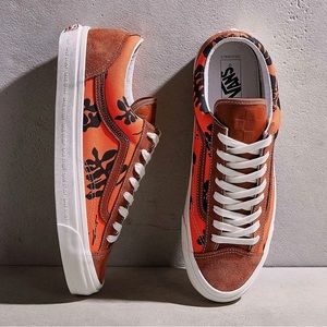 Vans Old Skool Modernica Style 36 LX Leather Brown/Hawaiian Print Vault Size 6